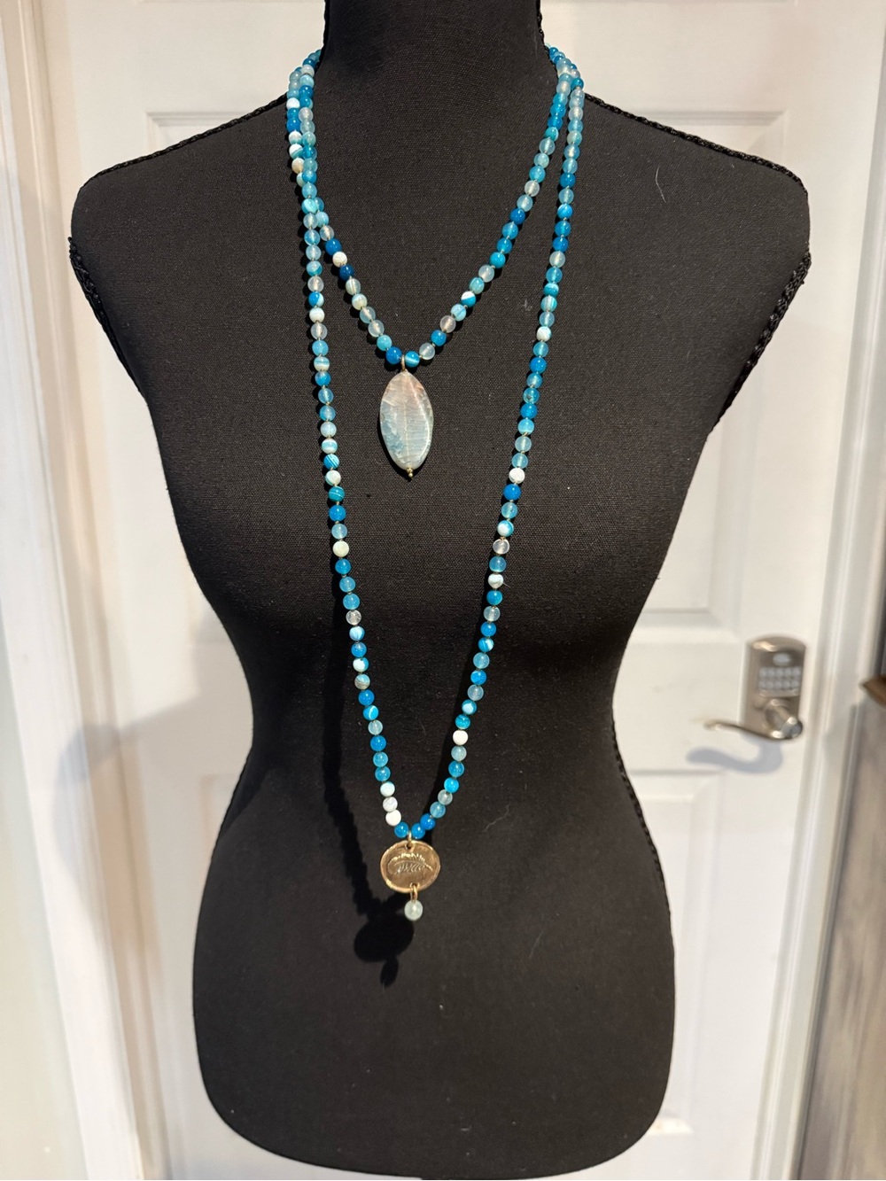 Katia Designs Blue Beaded what you seek… Necklace